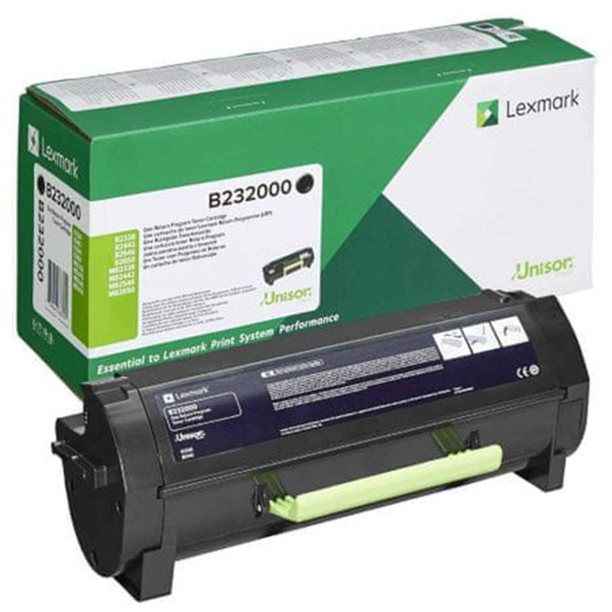 Lexmark B232000 svart dufthylki 3K