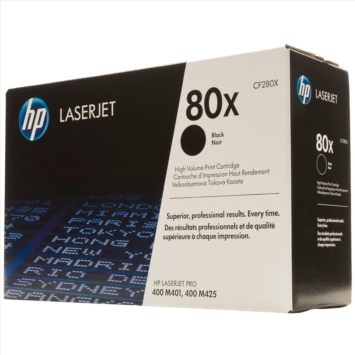 HP 80X (prentar: 6,900 síður) XL svart dufthylki