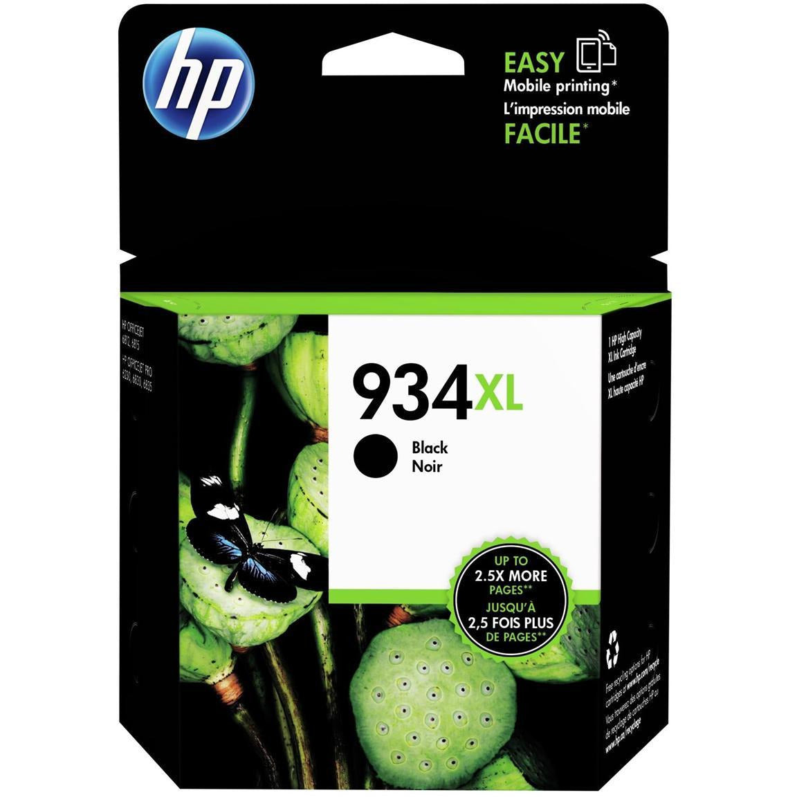 HP 934XL (Prentar: 1,000 síður) svart blekhylki