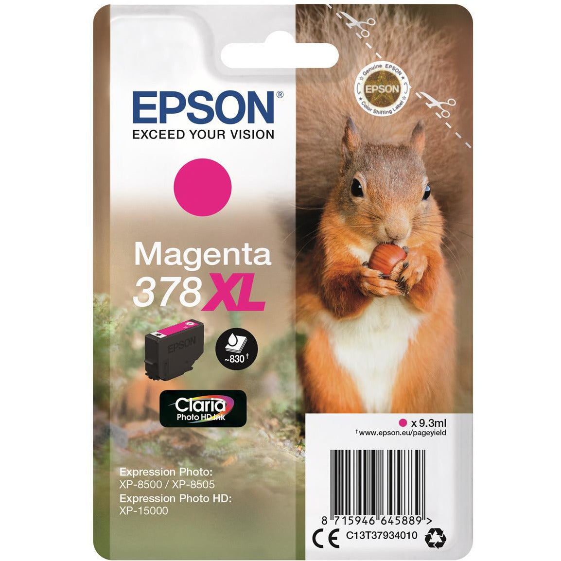 Epson C13T37934010 378XL rautt Ink 9ml