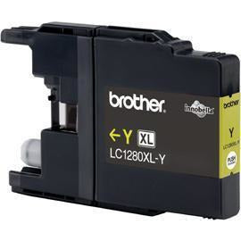 Brother LC1280XLY (Prentar: 1,200 síður) gult blekhylki