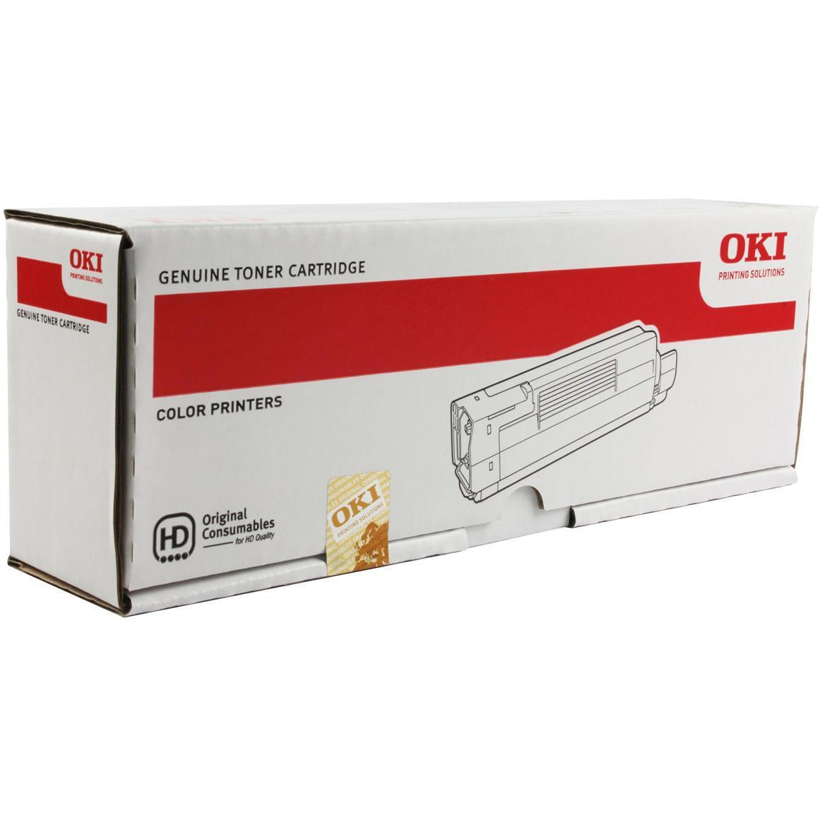 OKI 43324408 svart dufthylki 6K