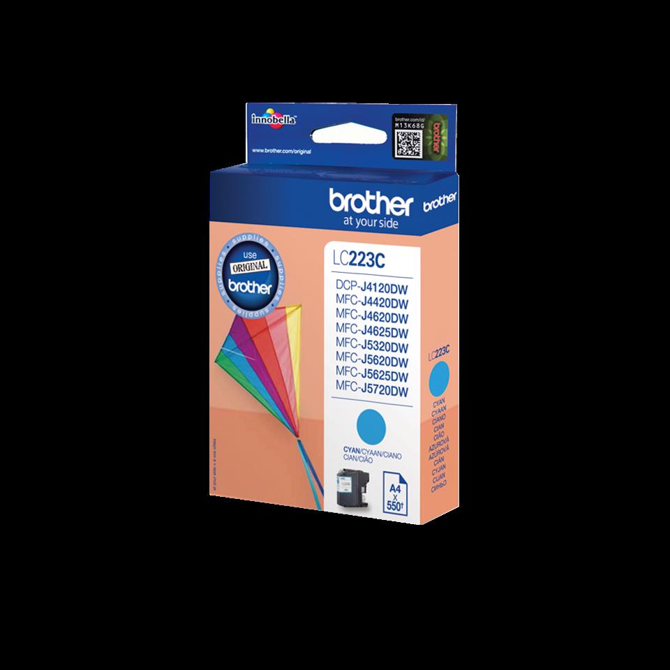 Brother LC-223C (Prentar: 550 síður) blátt blekhylki