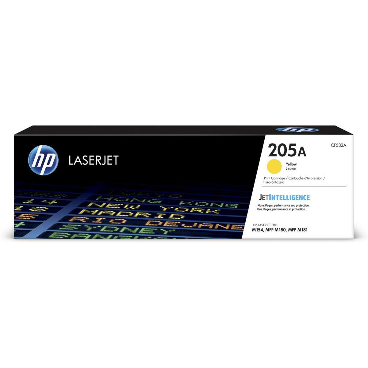 HP CF532A 205A gult dufthylki LaserJet Pro MFP