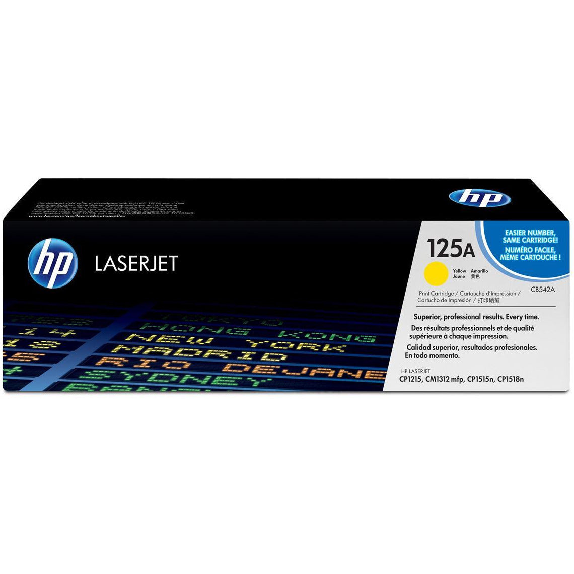 HP 125A (prentar: 1,400 síður) gult dufthylki