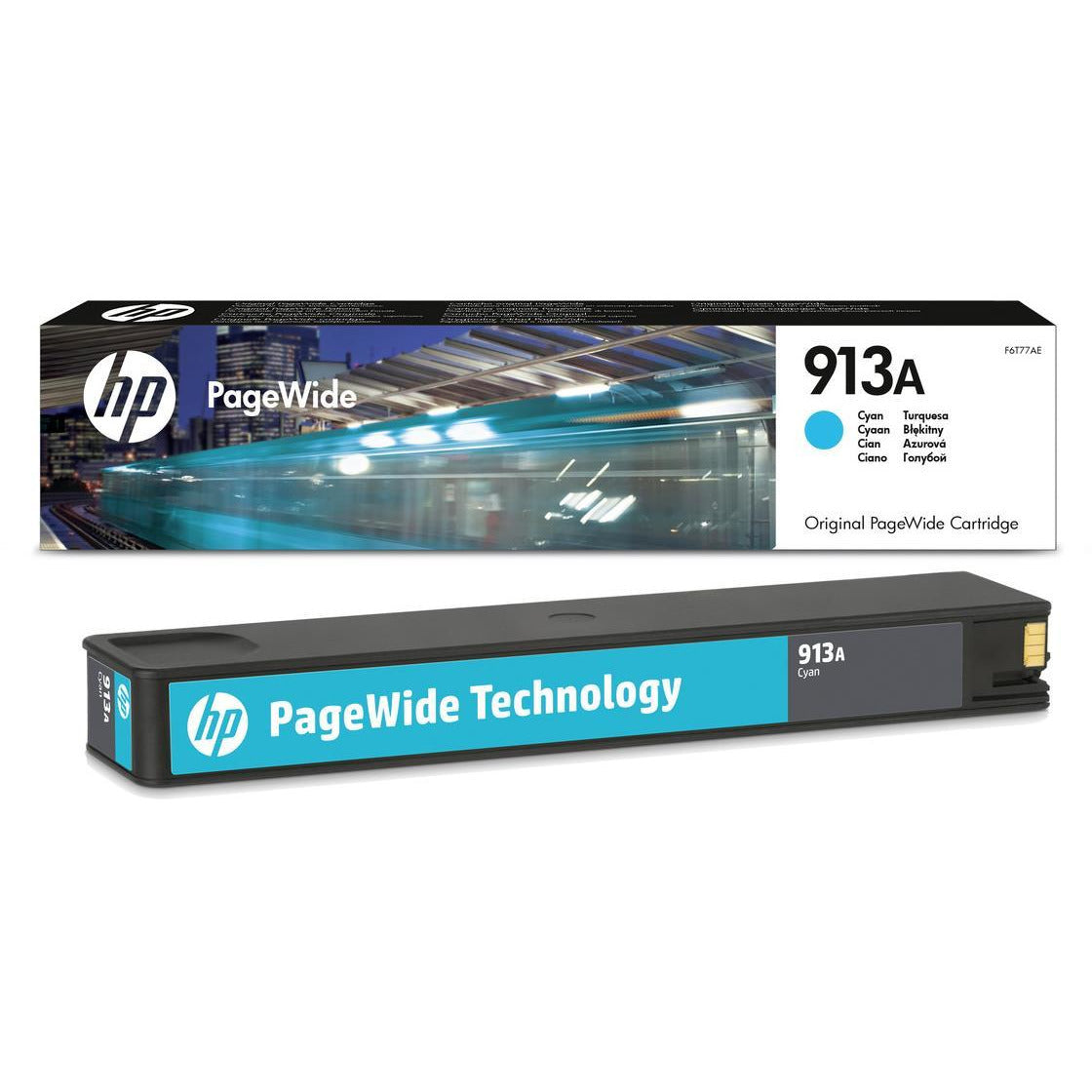 HP F6T77AE 913A blátt blekhylki