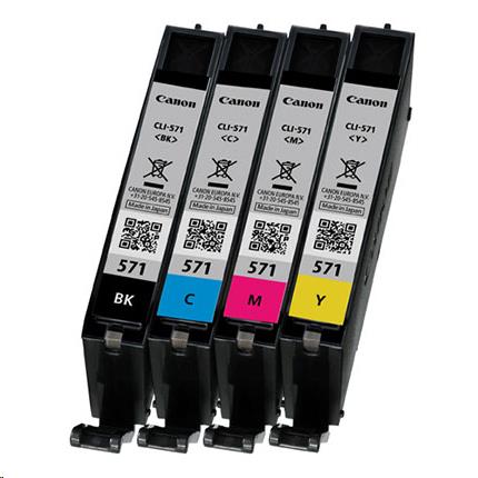 Canon 0386C005 CLI571 CMYK Ink 4x7ml Multipack