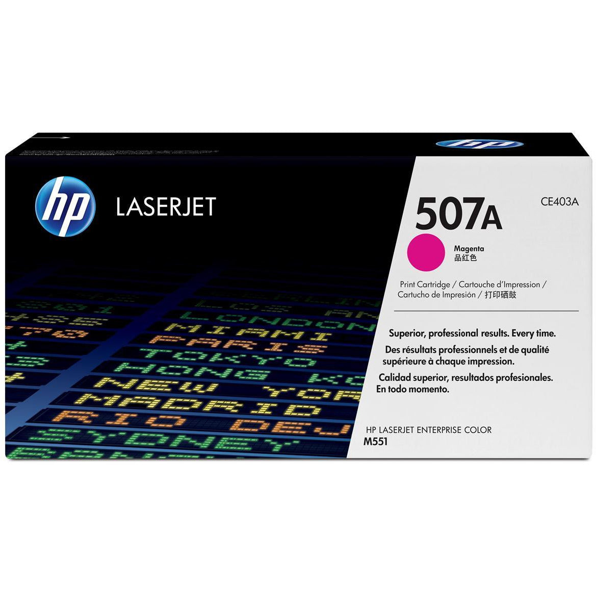 HP 507A (prentar: 6,000 síður) rautt dufthylki