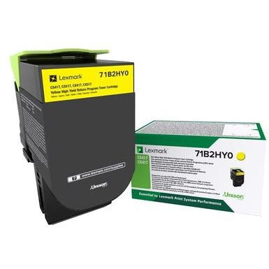 Lexmark 71B2HY0 gult dufthylki 3.5K