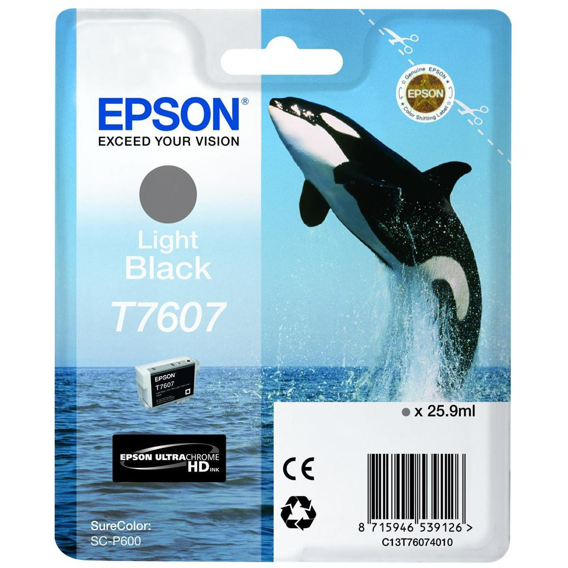 Epson T7607 Light svart Ink 26ml