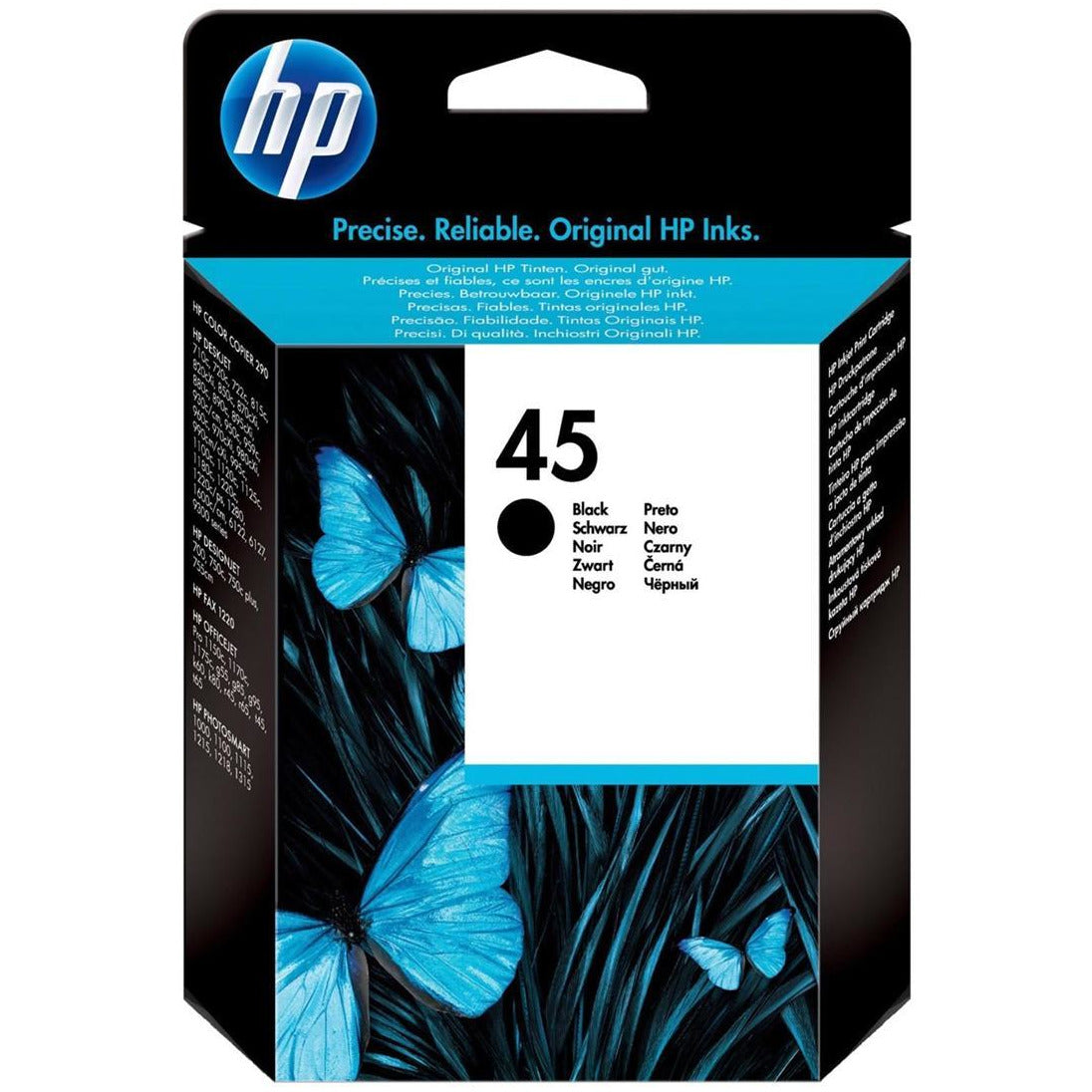 HP 45 (Prentar: 930 síður) XL svart blekhylki