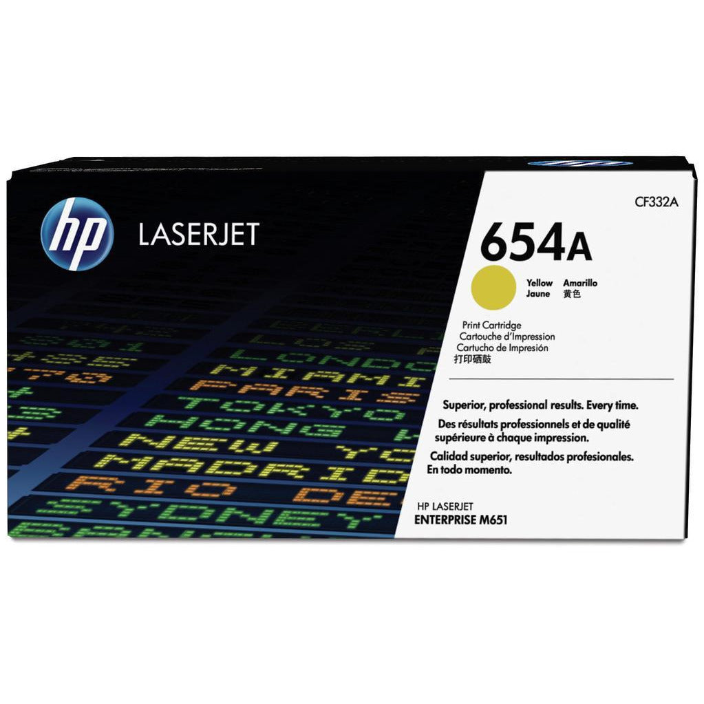 HP CF332A 654A gult dufthylki 15K