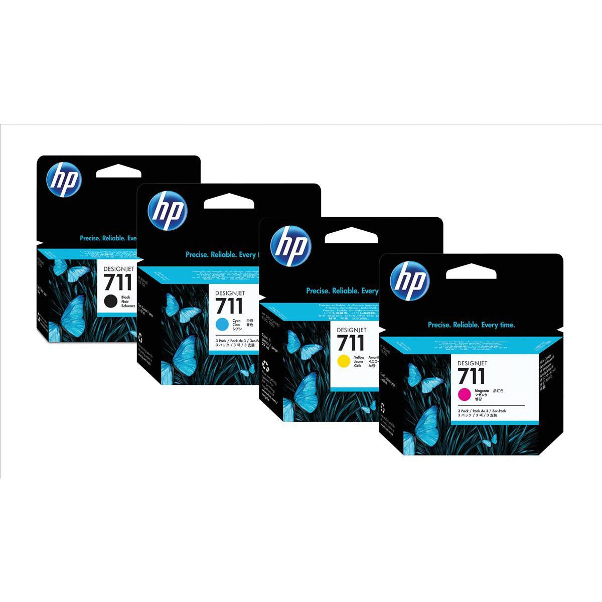 HP 711 (Volume: 38ml) svart blekhylki