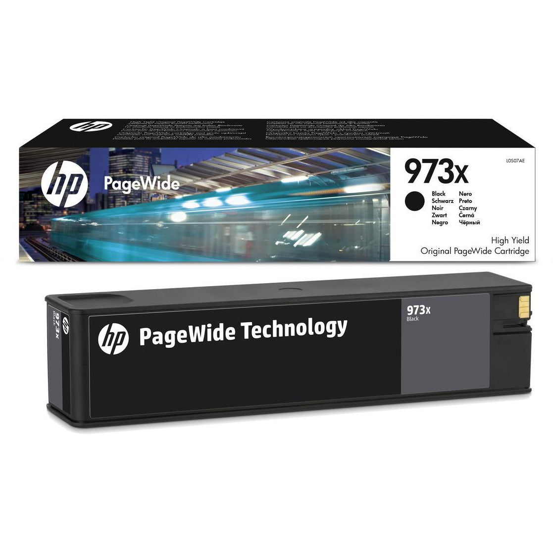 HP 973X (Prentar: 10,000 síður) XL Original PageWide Cartridge (svart)