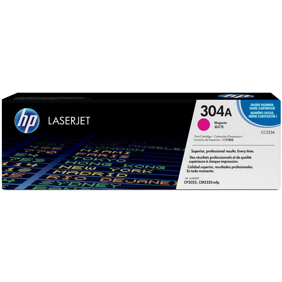 HP 304A (prentar: 2,800 síður) rautt dufthylki