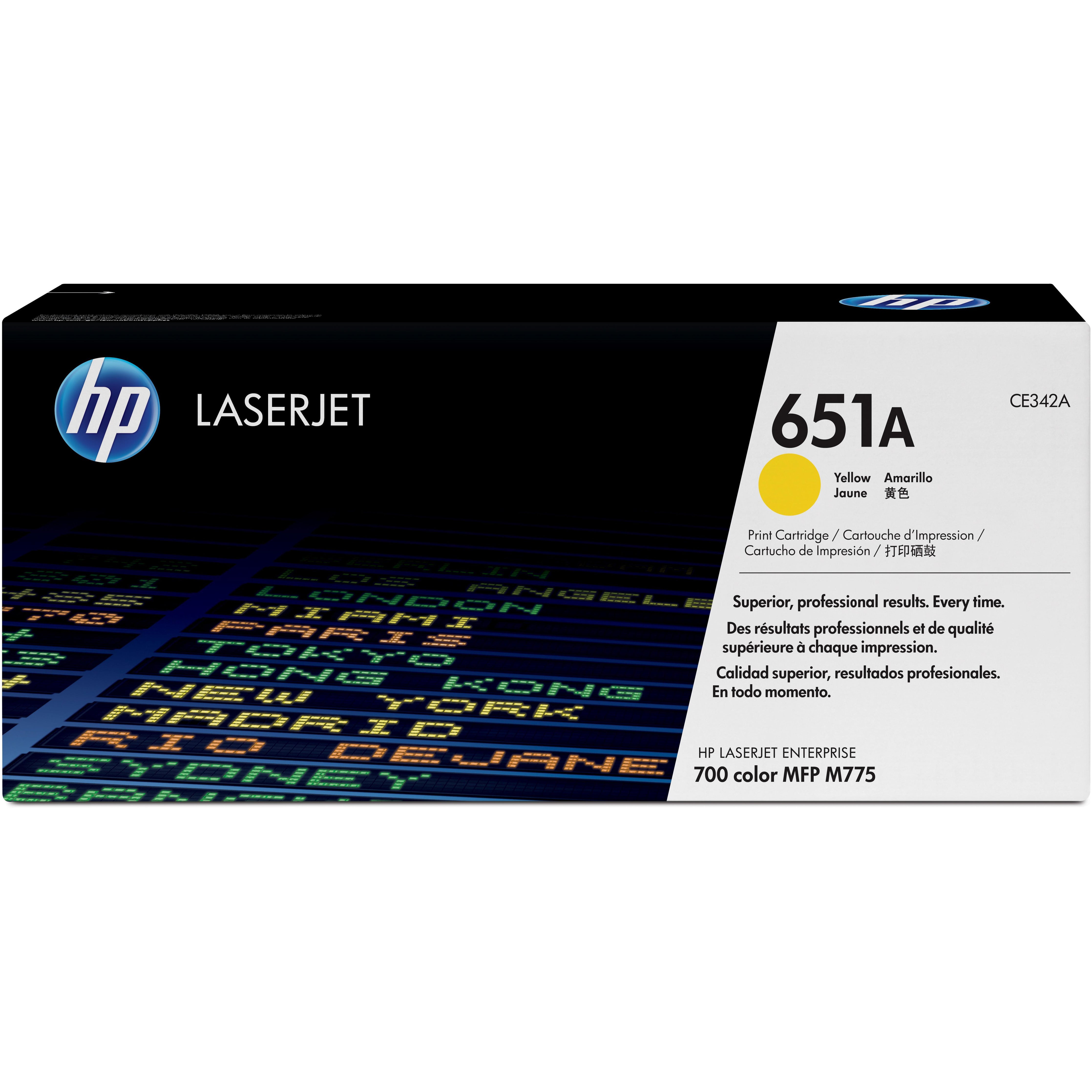 HP CE342A gult dufthylki No 651A