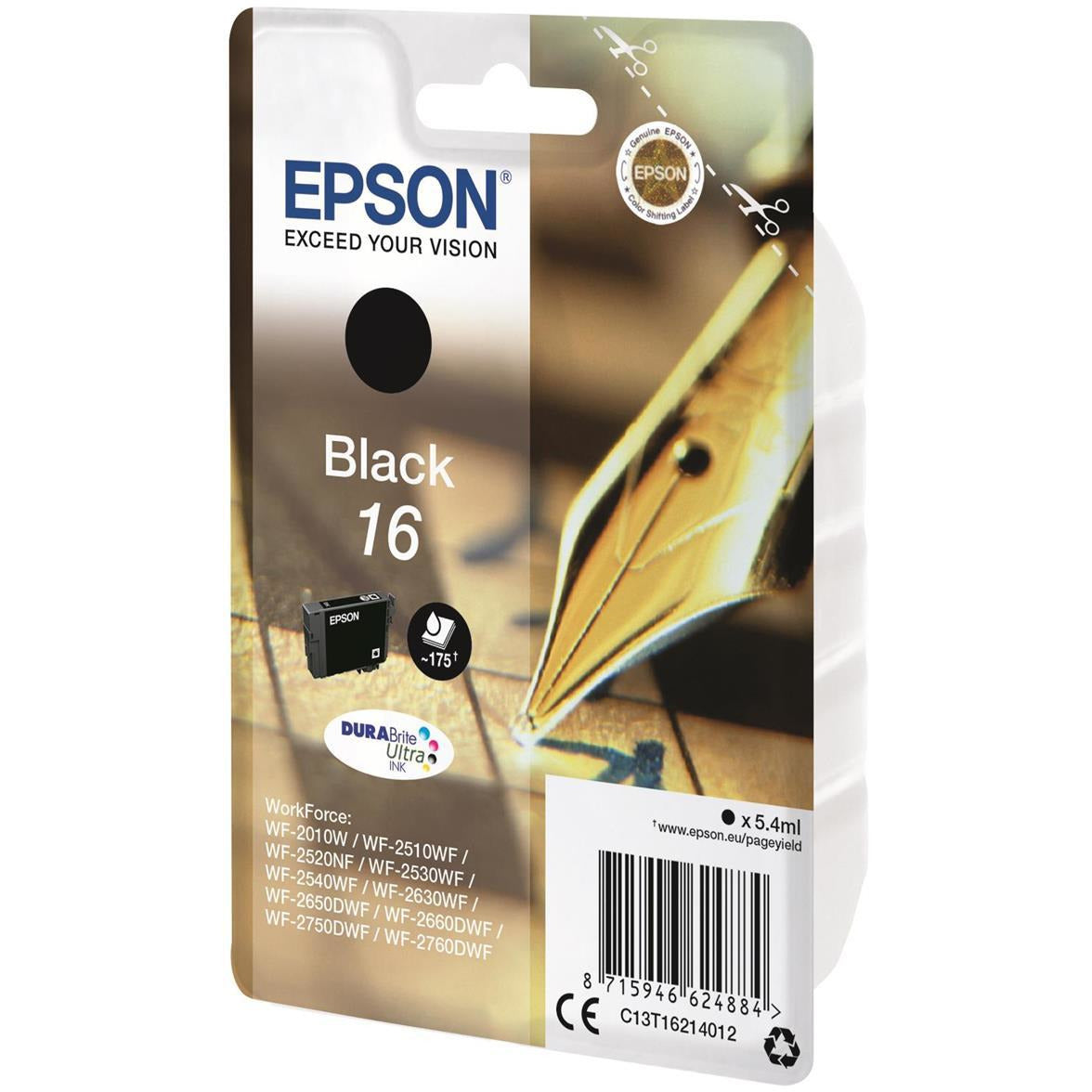 Epson Pen and Crossword 16 (Prentar 175 síður) DURABrite Ultra blekhylki (svart)