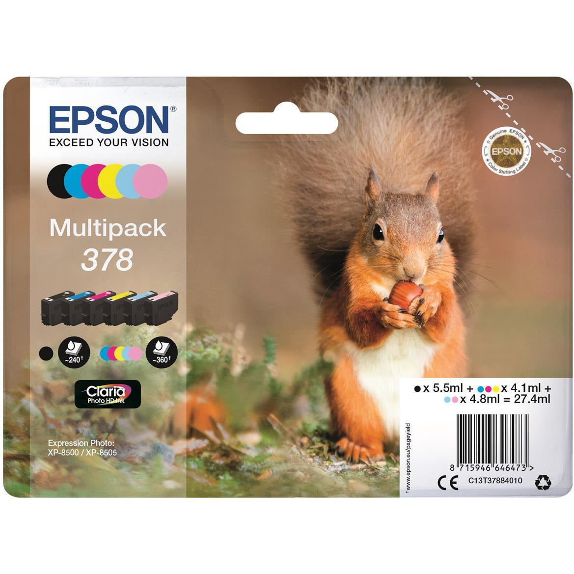 Epson Xp8500/8505 Multipack Bk/C/LC/Y/M/Lm Ink