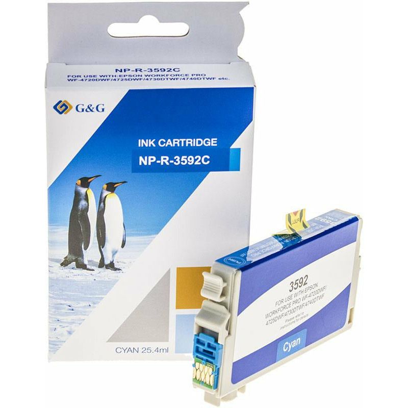 G&G Ninestar samheitahylki: Epson 35XL Blátt