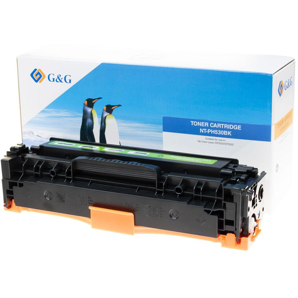 G&G Ninestar samheitahylki: HP 304A/ CC530A/ CE410A / CF380A / Canon 718 BK Svart