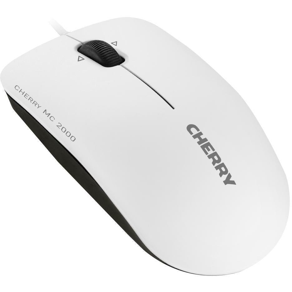 Cherry MC 2000 mús, hvít