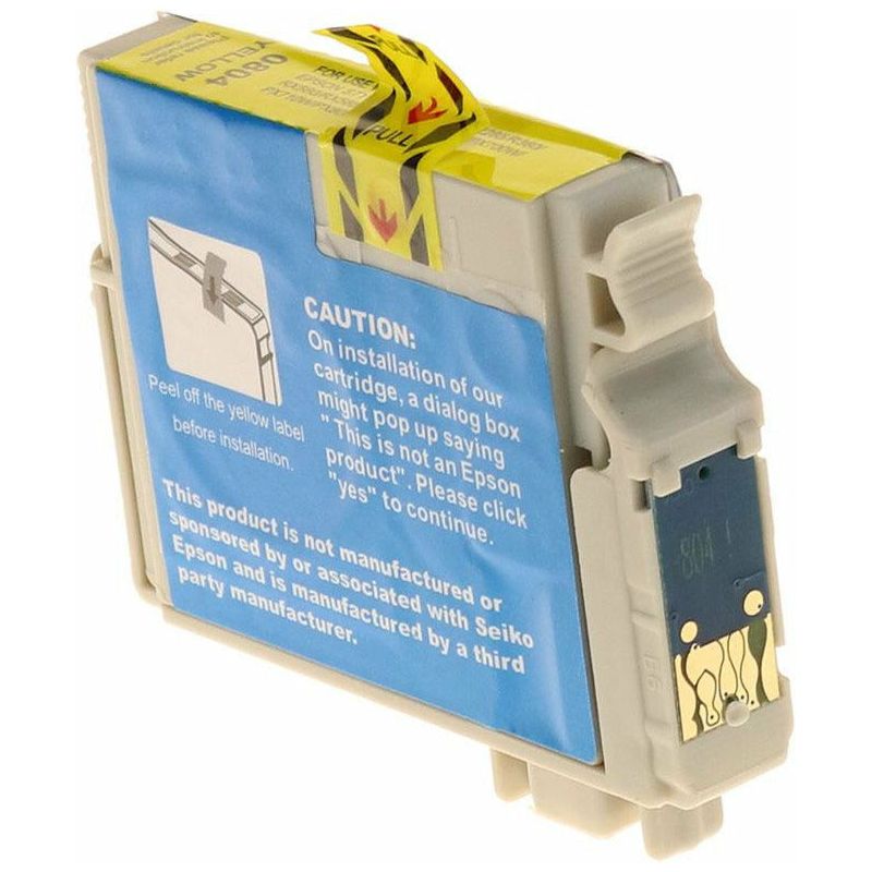 G&G Ninestar samheitahylki: Epson T0804 Gult