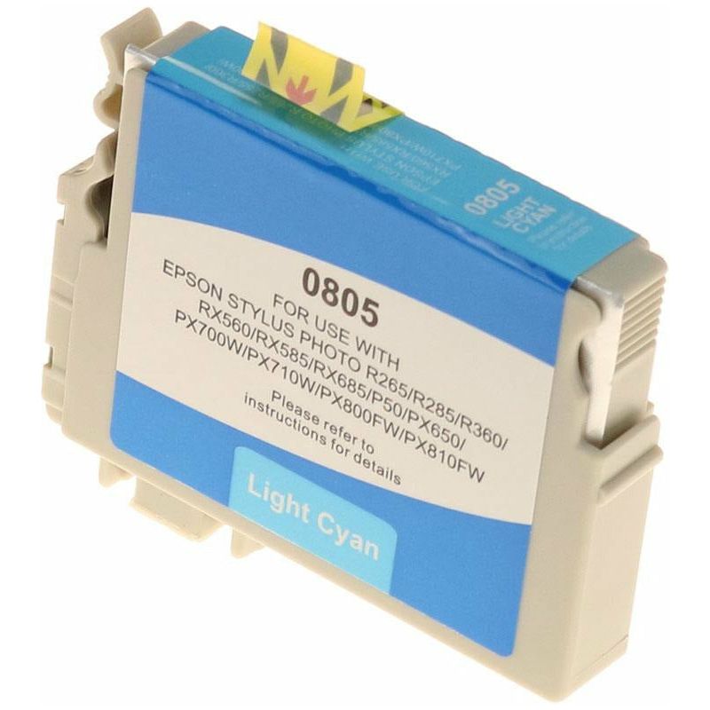 G&G Ninestar samheitahylki: Epson T0805 / T0801 / T0802 / T0803 / T0804 ljósblátt