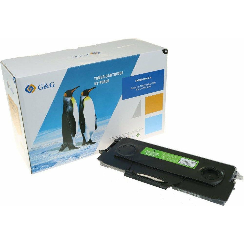 G&G Ninestar samheitahylki: Brother TN-2120 Svart