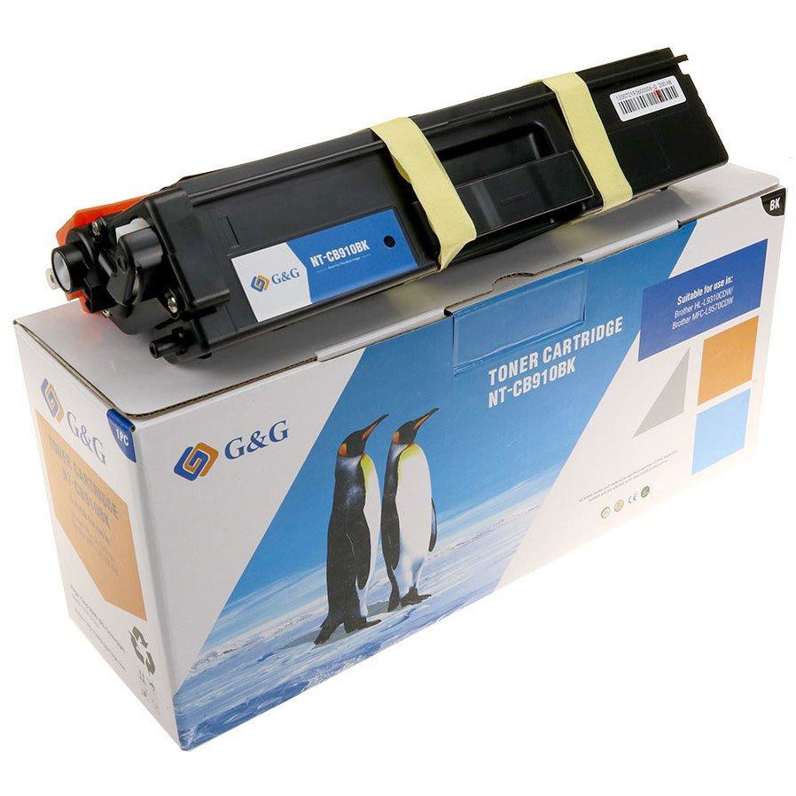 G&G Ninestar samheitahylki: Brother TN-910BK Svart