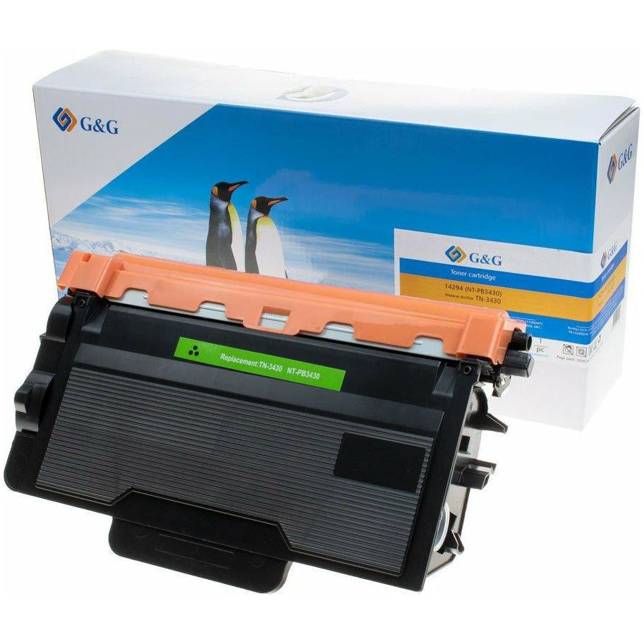 G&G Ninestar samheitahylki: Brother TN-3430 Svart