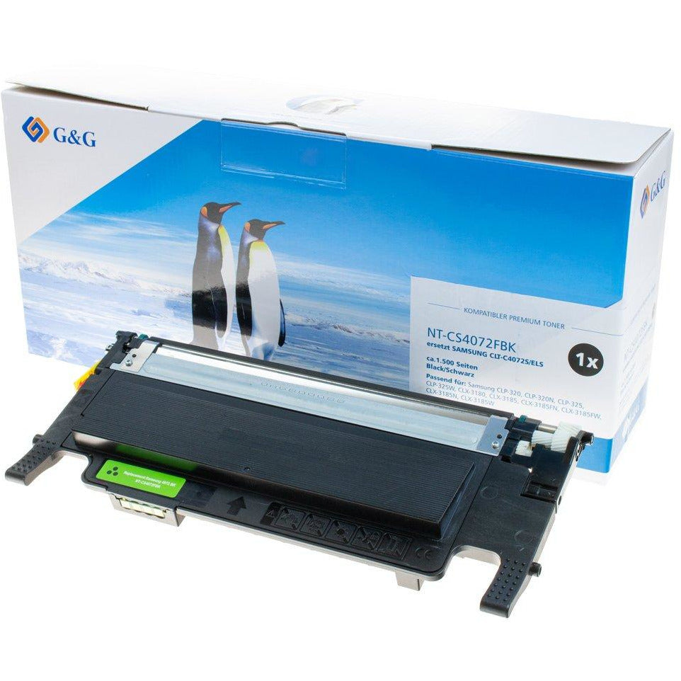 G&G Ninestar samheitahylki: Samsung CLT-K4072S/ELS/ SU128A Svart