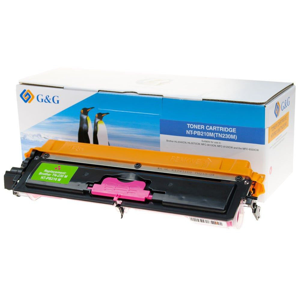 G&G Ninestar samheitahylki: Brother TN-230M Rautt