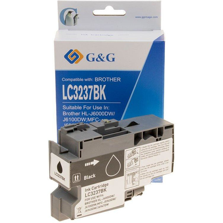 G&G Ninestar samheitahylki: Brother LC-3237BK Svart