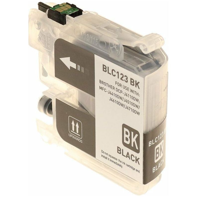 G&G Ninestar samheitahylki: Brother LC-123BK Svart