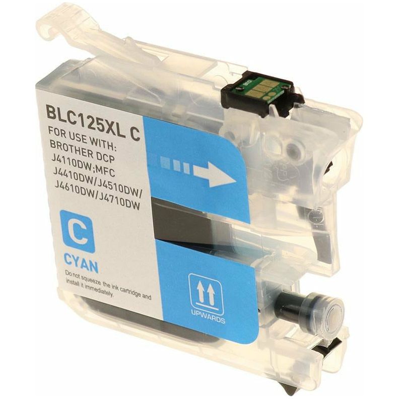 G&G Ninestar samheitahylki: Brother LC-125XLC Blátt