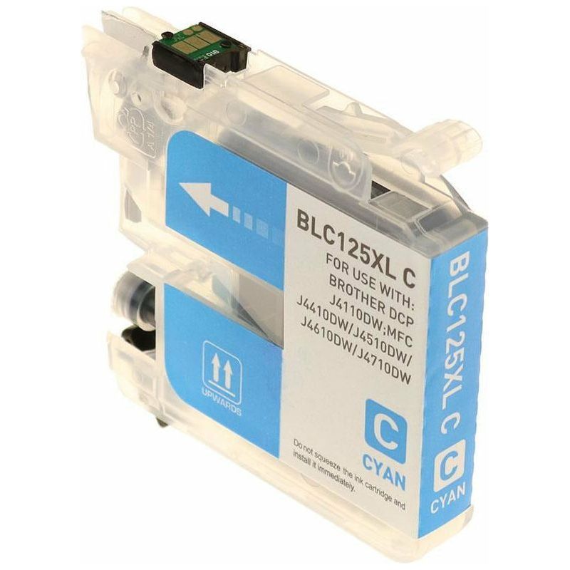 G&G Ninestar samheitahylki: Brother LC-125XLC Blátt