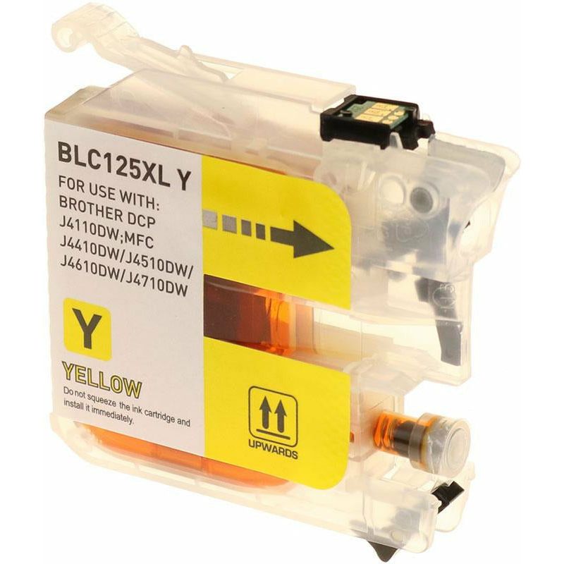 G&G Ninestar samheitahylki: Brother LC-125XLY Gult