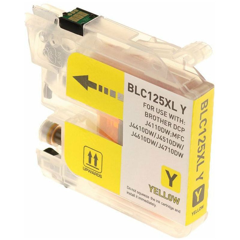 G&G Ninestar samheitahylki: Brother LC-125XLY Gult