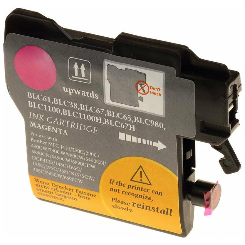 G&G Ninestar samheitahylki: Brother LC-980M / LC-1100M / LC-1100HM Rautt