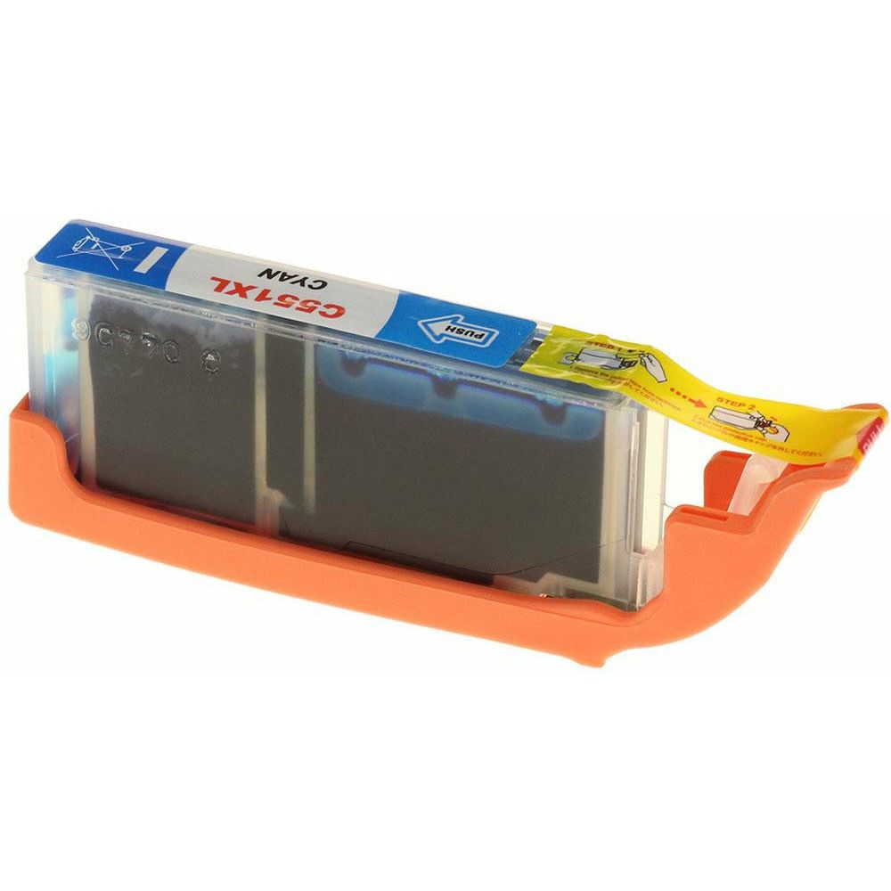 G&G Ninestar samheitahylki: Canon CLI-551C Blátt