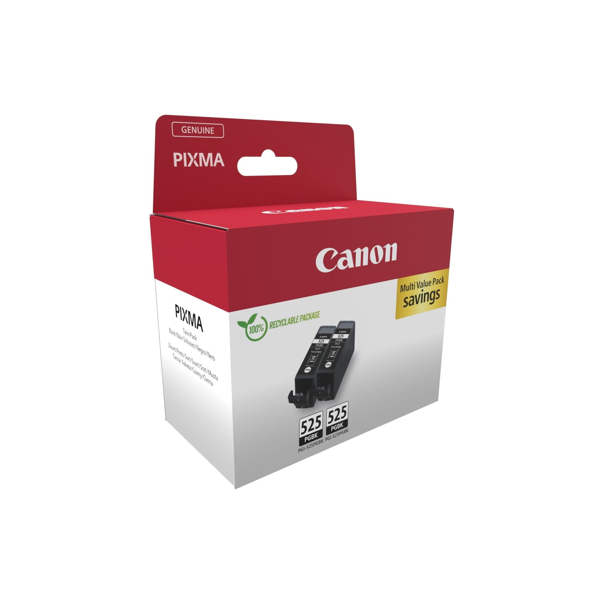 Canon 4529B017 ink cartridge 2 pc(s) Original svart