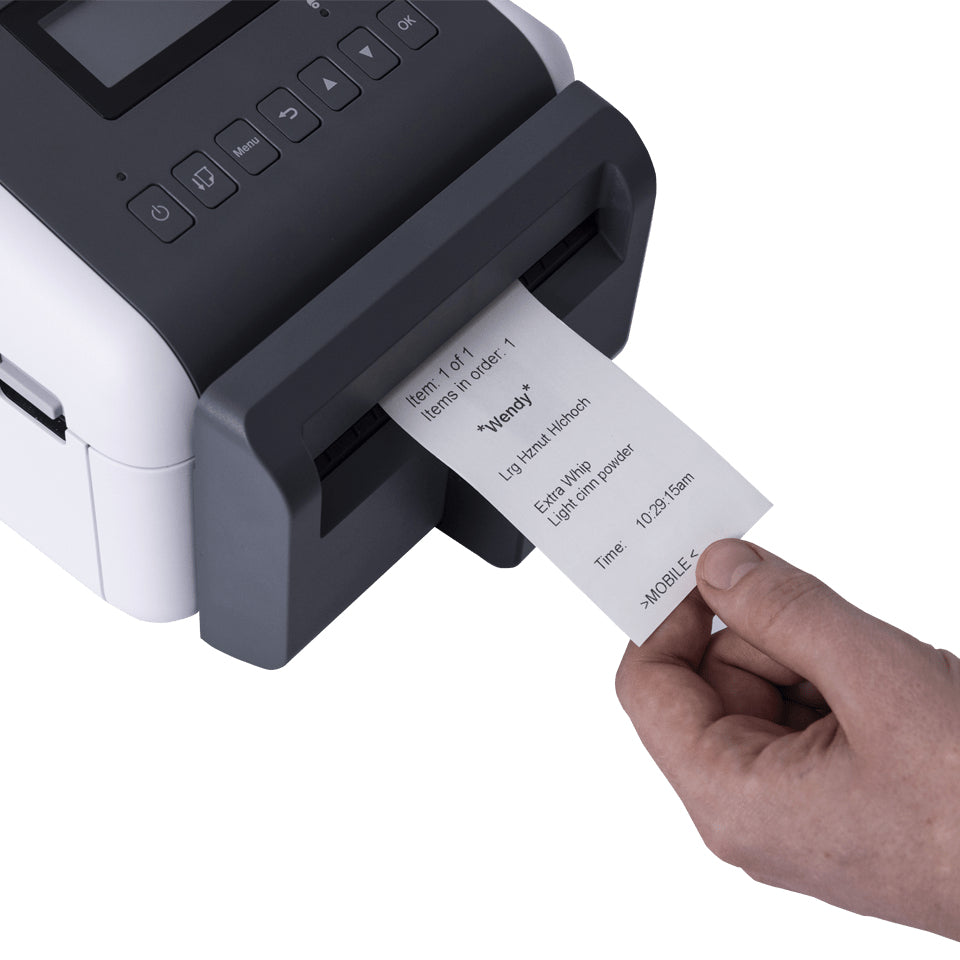 TD-4550DNWBFC Desktop Linerless label printer 300DPI