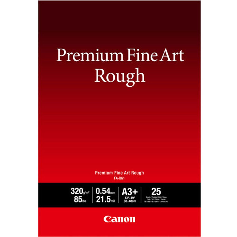 Canon FA-RG1 Premium Fine Art Rough Paper, A3 Plus, 25 sheets