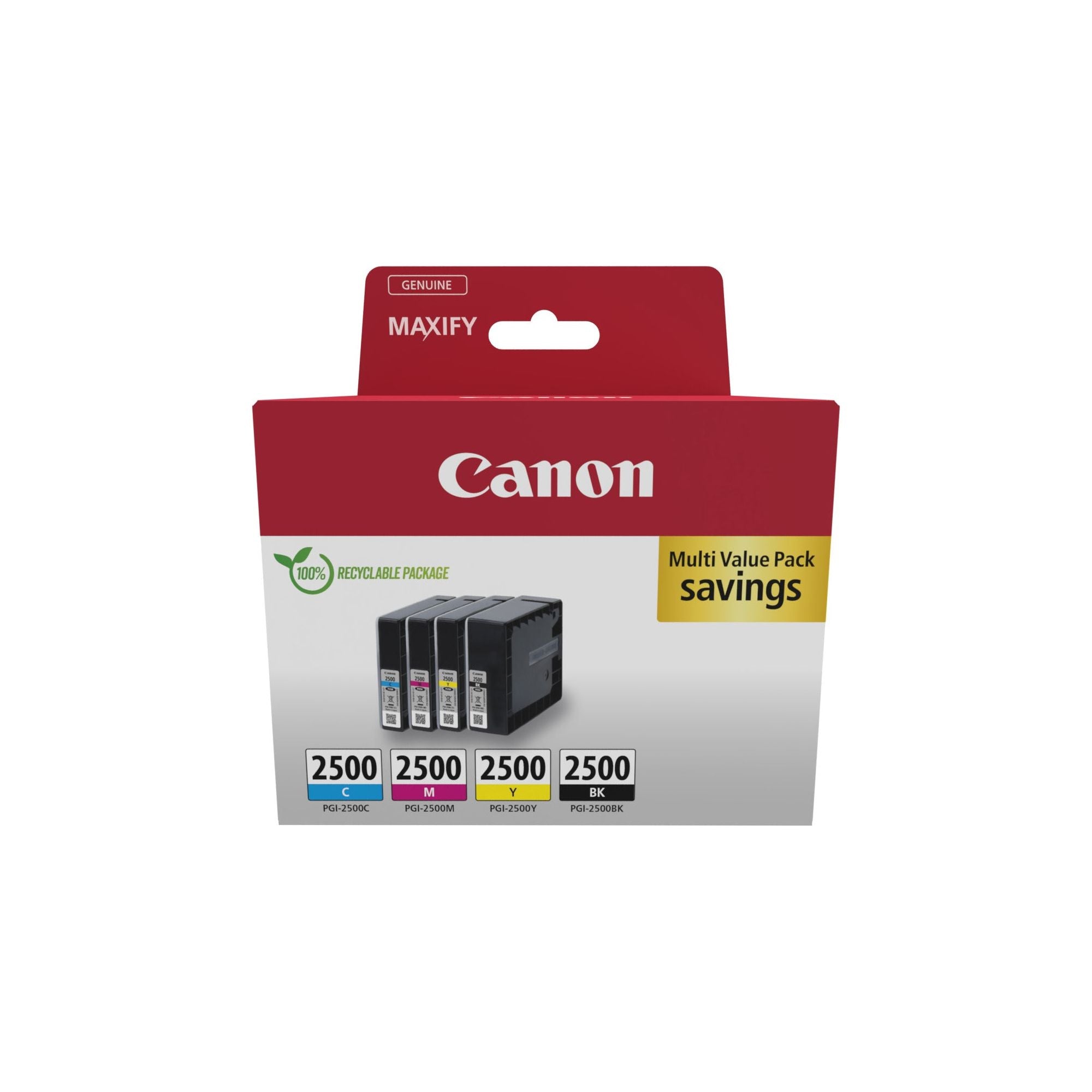 Canon 9290B006 ink cartridge 4 pc(s) Original svart, blátt, rautt, gult