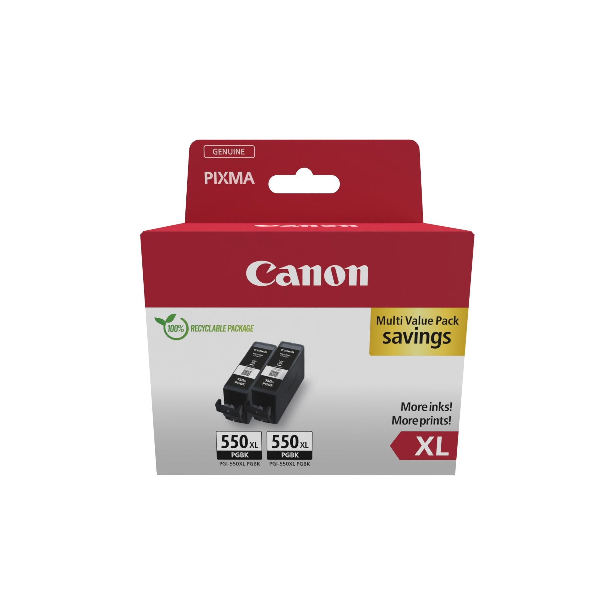 Canon 6431B010 ink cartridge 2 pc(s) Original svart
