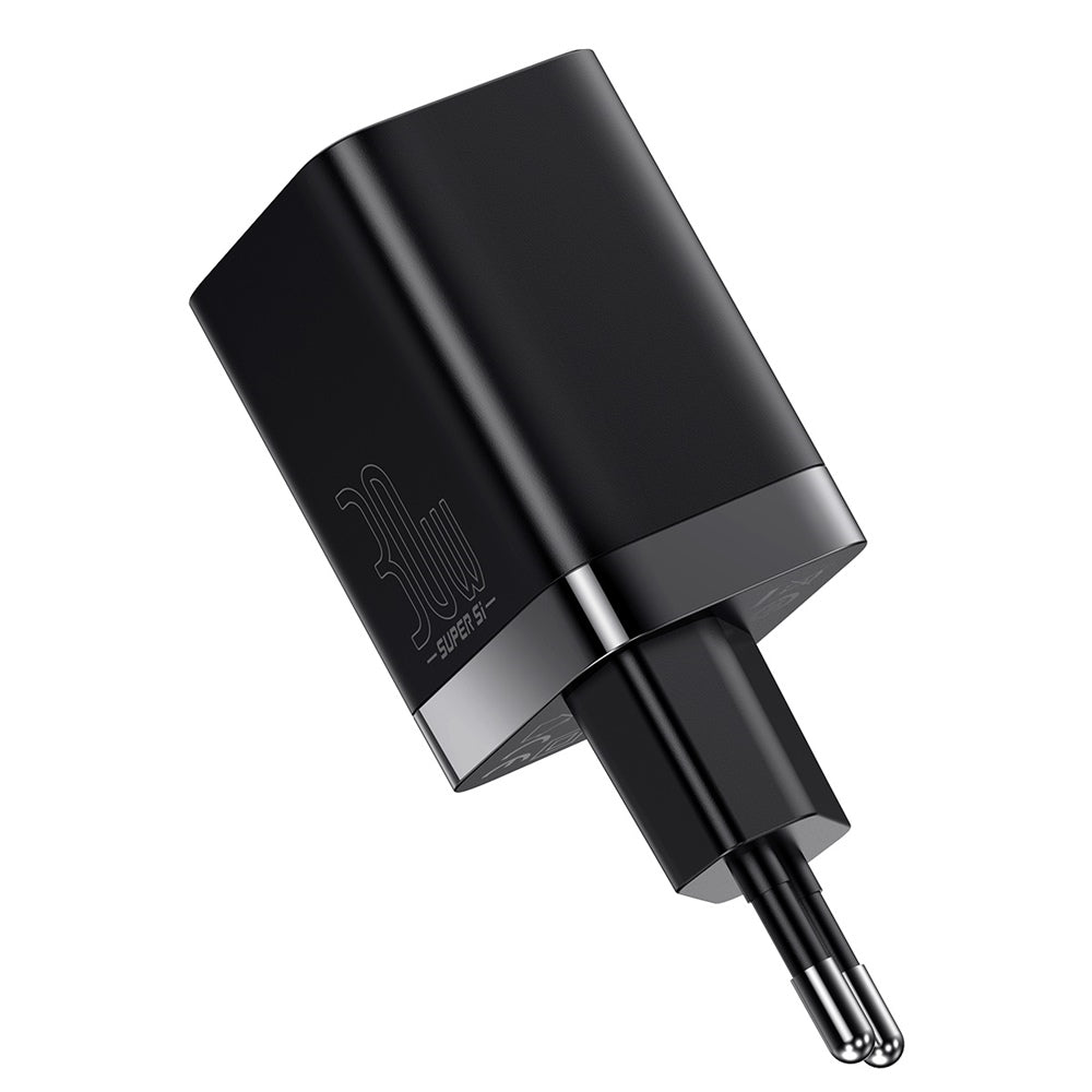 Baseus wall charger Super Si PD 30W 1x USB-C 1x USB black