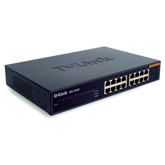 D-Link Switch DES-1016D / ES1016D Black
