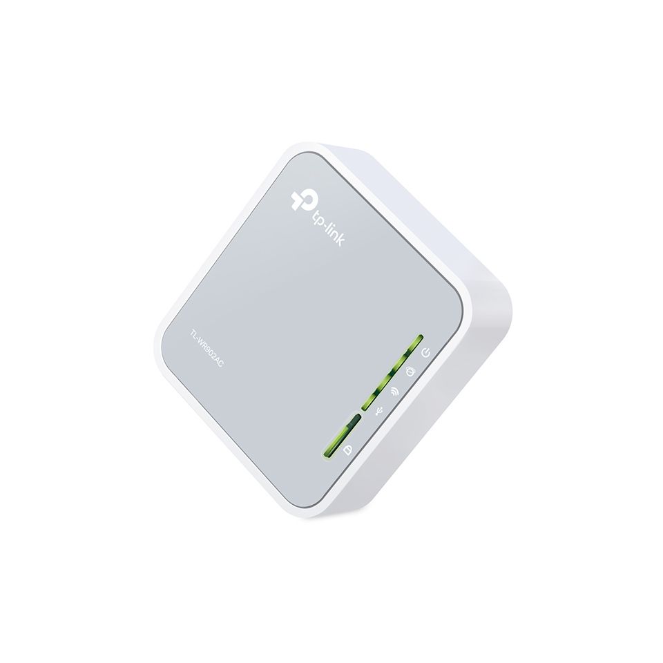 TP-Link TL-WR902AC þráðlaus router. Hraðvirk Ethernet Dual-band (2.4 GHz / 5 GHz) 4G Hvítur