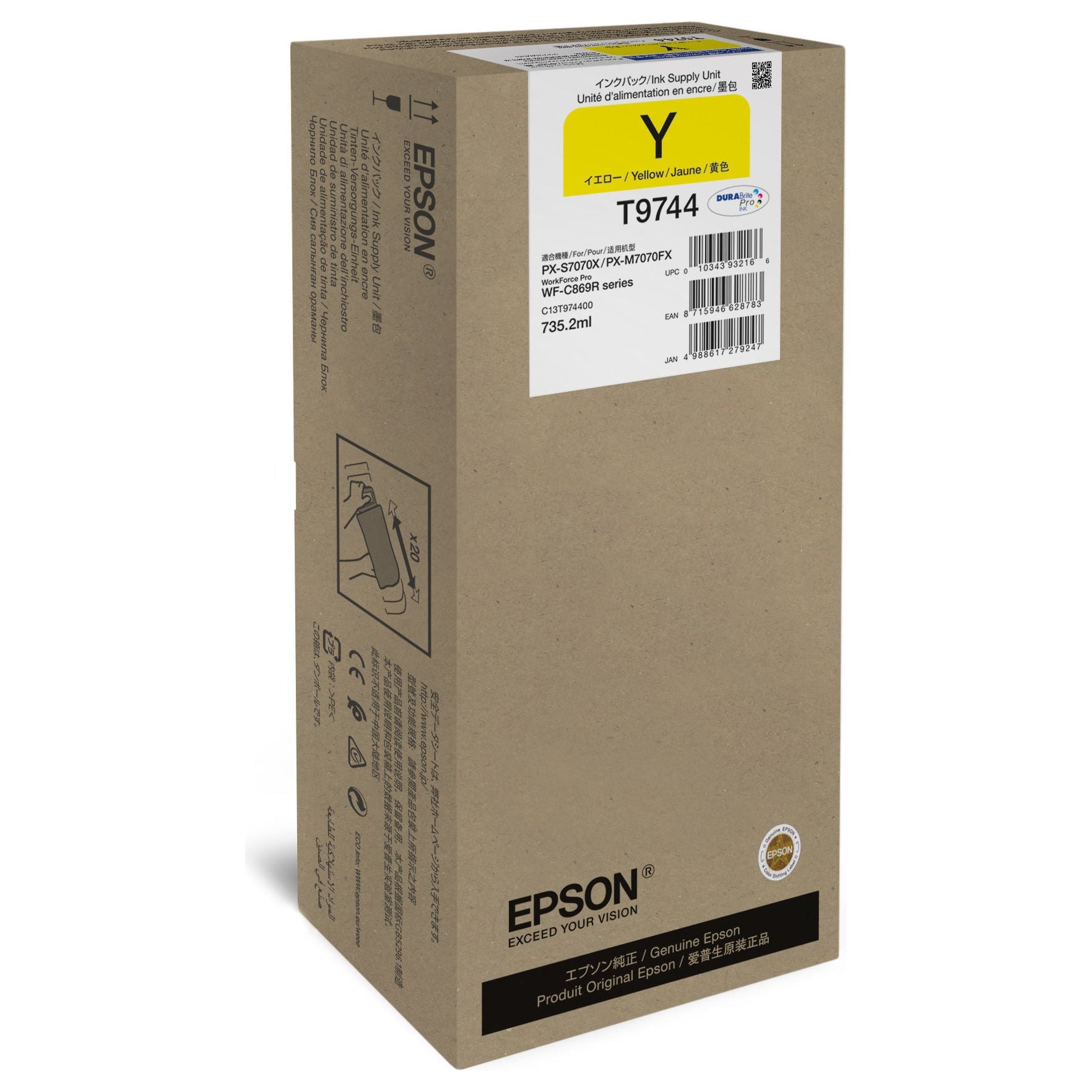WF-C869R Yellow Ink Supply Unit XXL