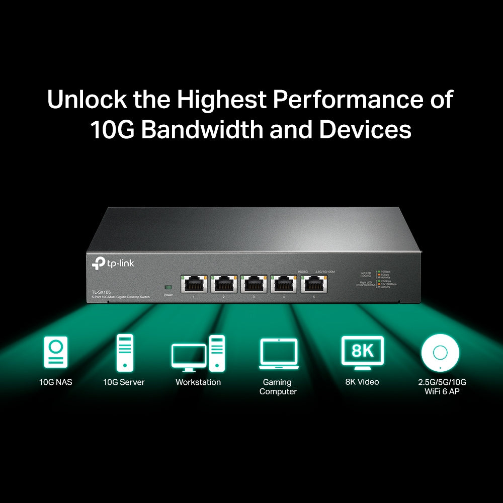 TP-LINK Switch TL-SX105 / SX105 Black